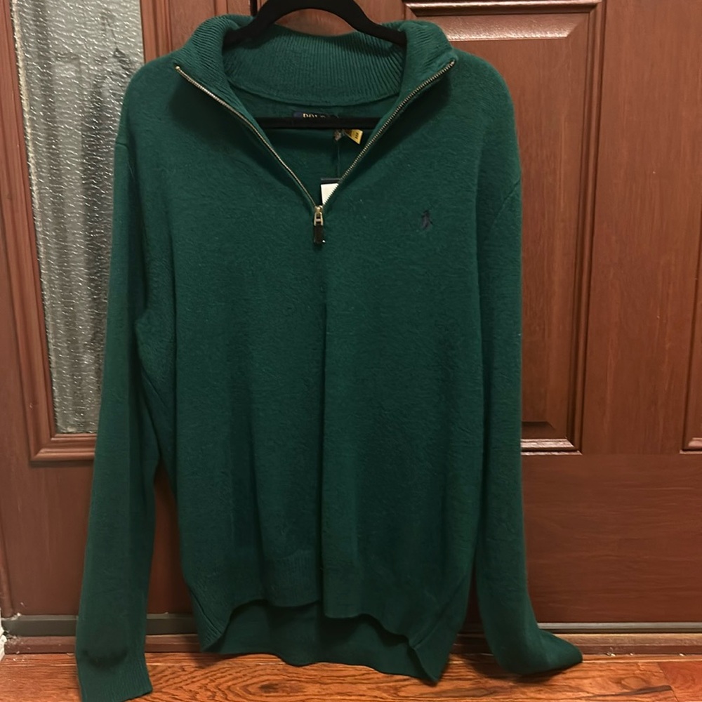 Polo Quarter-Zip Sweater